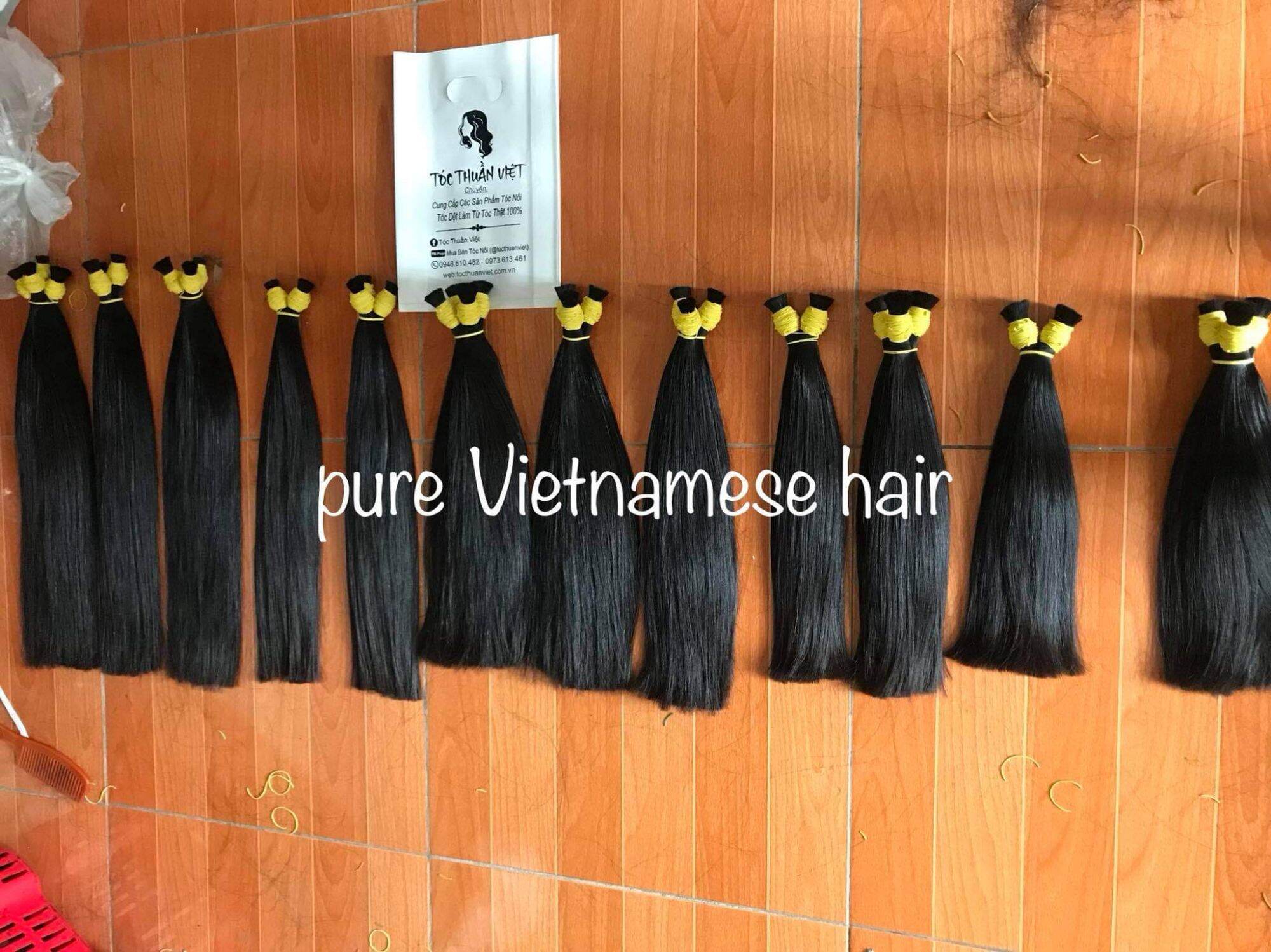 tóc nối thật dài 70cm