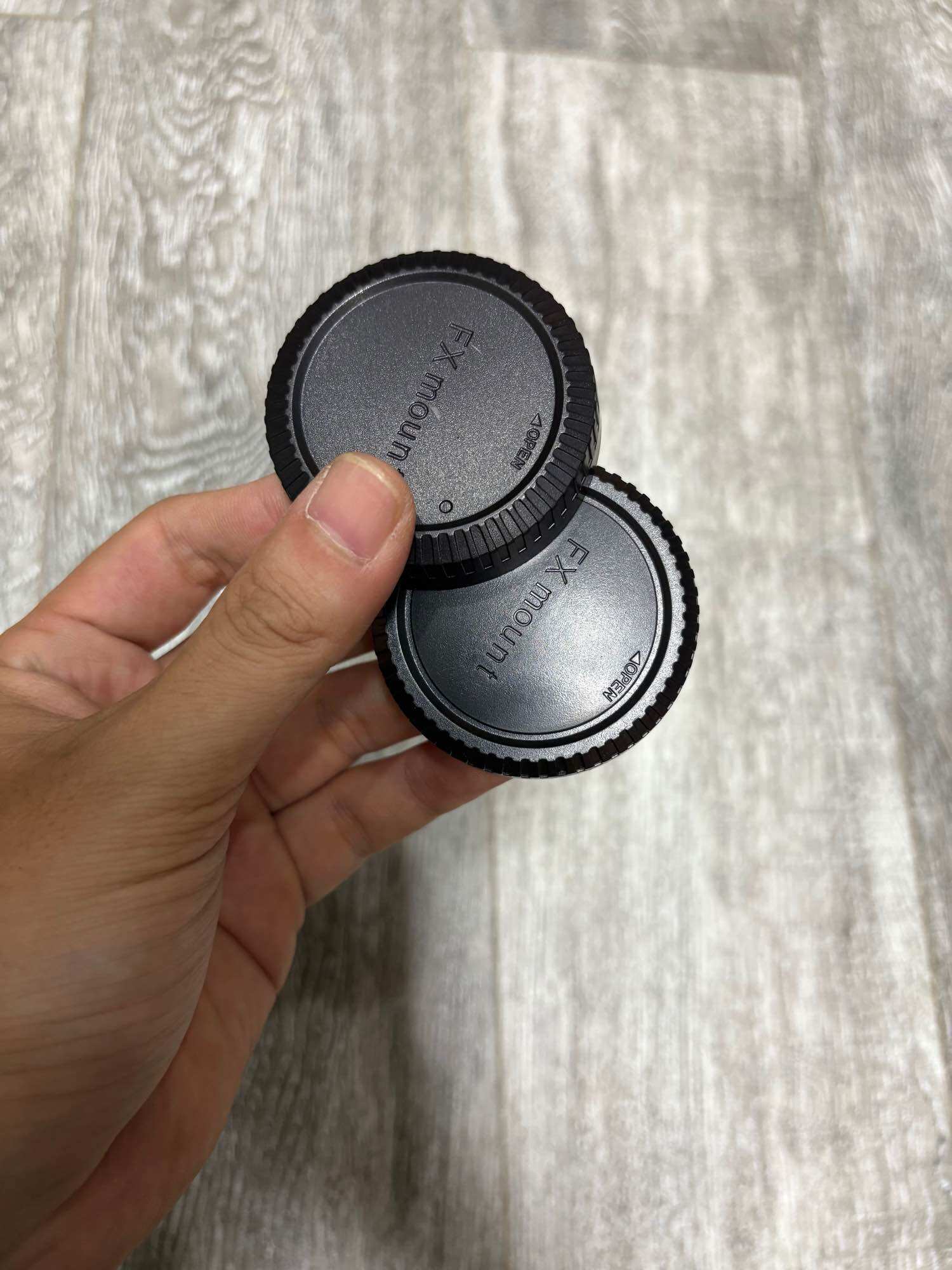 Bộ Nắp Body + Nắp Đuôi Lens Fujifilm X Mount FX | Body Cap Rear Lens Cap Cho X-T5 X-T4 X-T3 X-T30 II X-S20 X-E4 X-Pro3