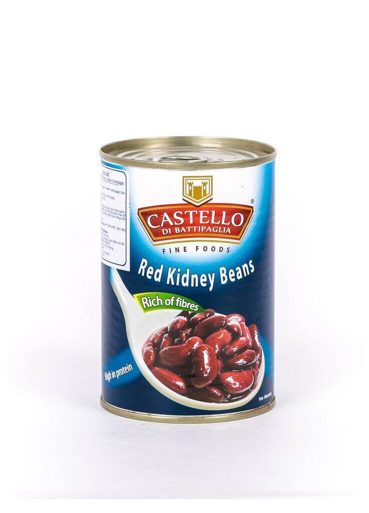Đậu đỏ  nhãn hiệu castello - hộp 400g - nhập khẩu ý