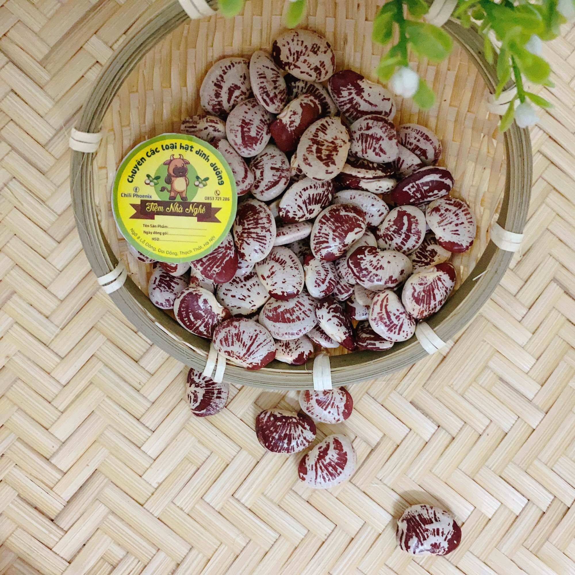 200G Đậu ngự đỏ thơm bở nấu chè, nấu cháo, ăn dặm, sữa hạt đóng túi zip kèm gói hút ẩm