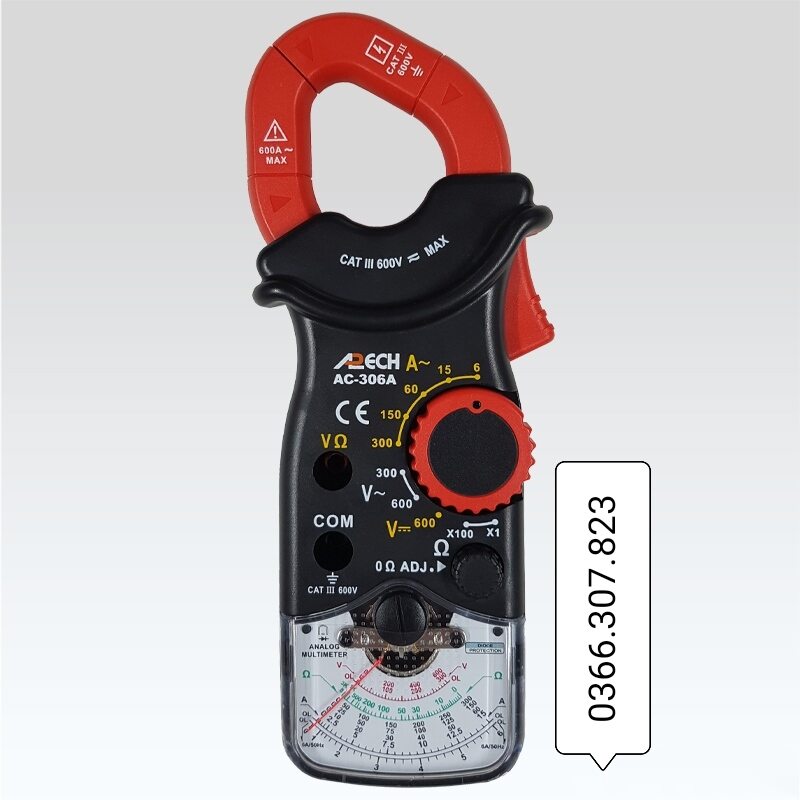 [HCM]Ampe kìm hiển thị kim APECH AC-306A (300A)