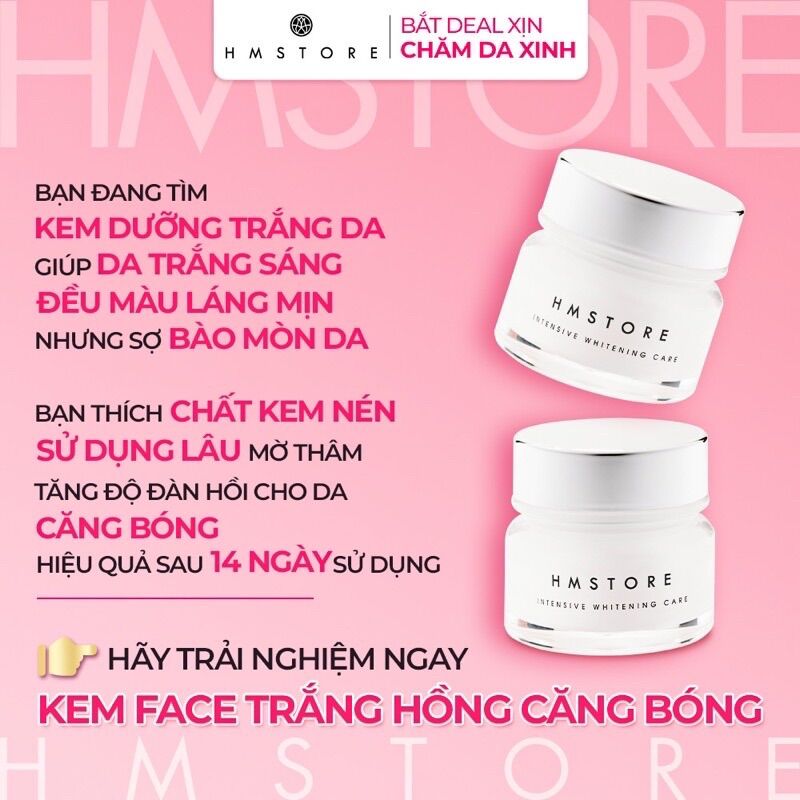 Face Trắng Hồng Căng Bóng HM STORE