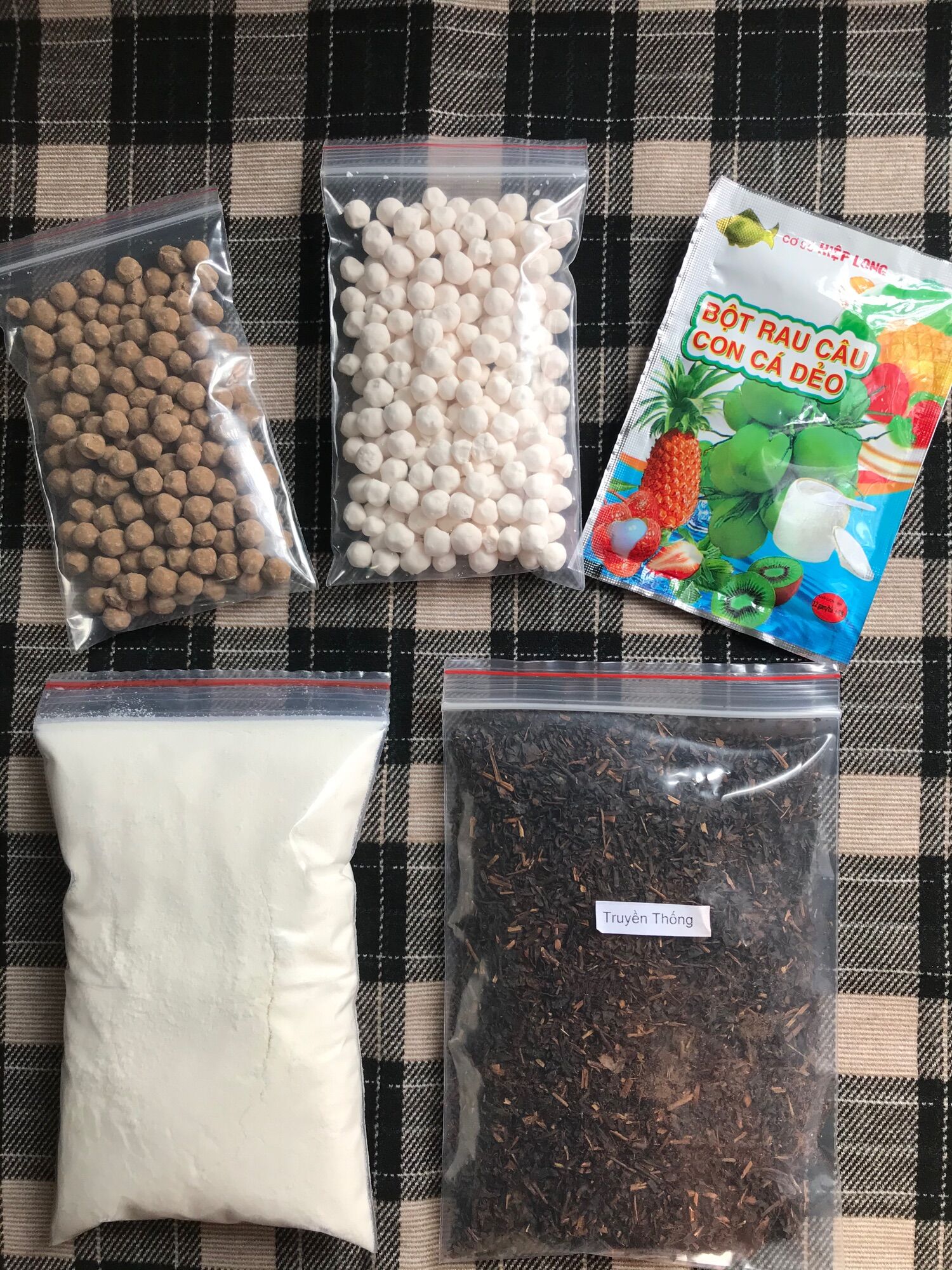 10 Set nguyên liệu trà sữa truyền thống