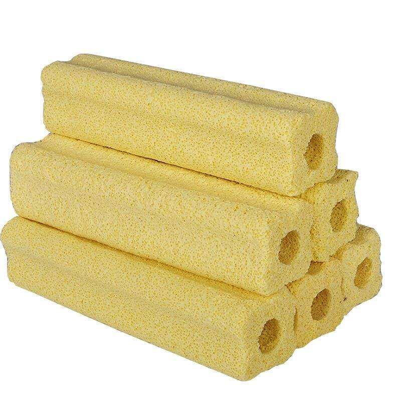 SỨ THANH VÀNG LỌC NƯỚC LOẠI TỐT 16 x 4 x 4cm ( COMBO 10 THANH ) , THANH SỨ LỌC NƯỚC HỒ CÁ HOA MAI