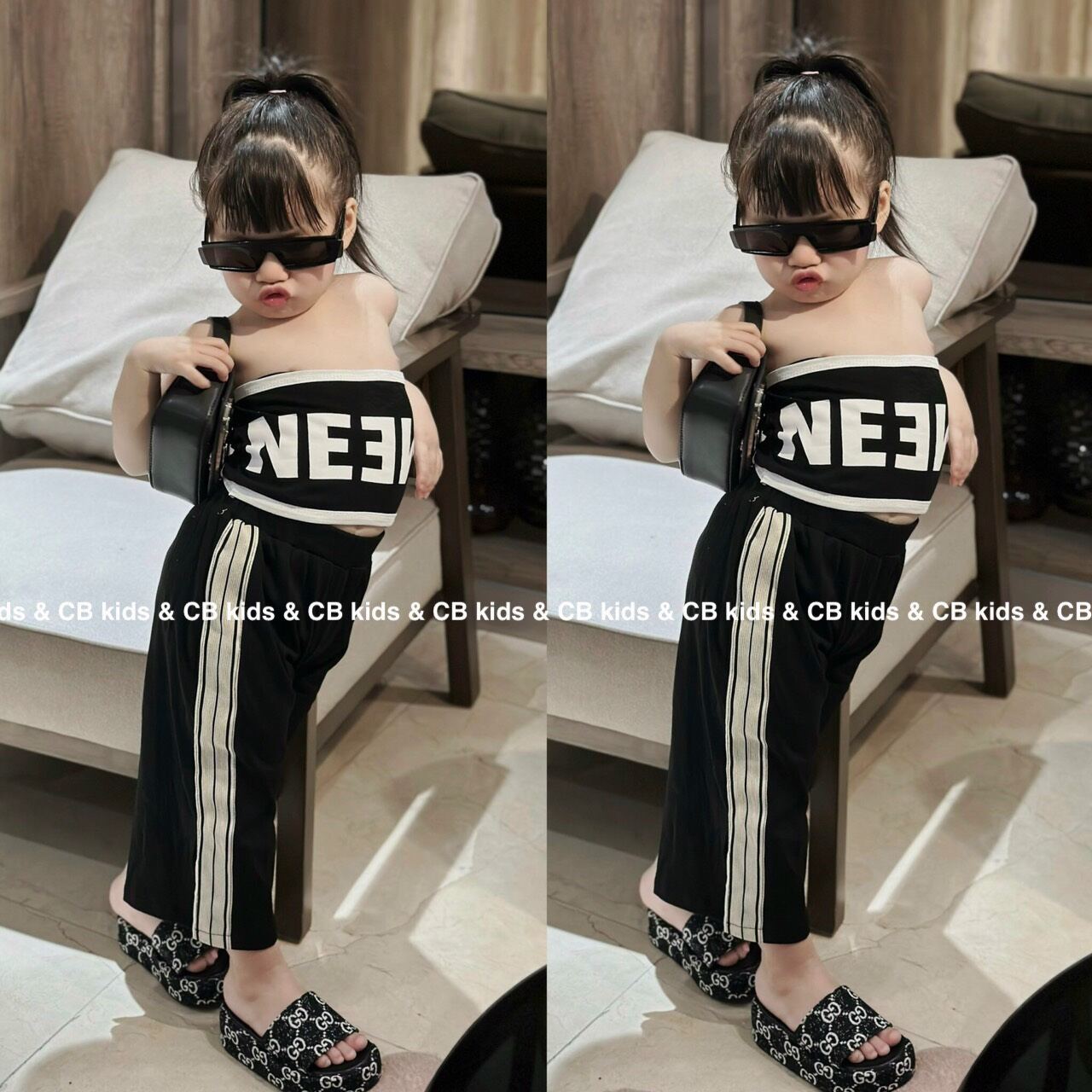 Sét 2 dây neen cho bé gái 8-22kg