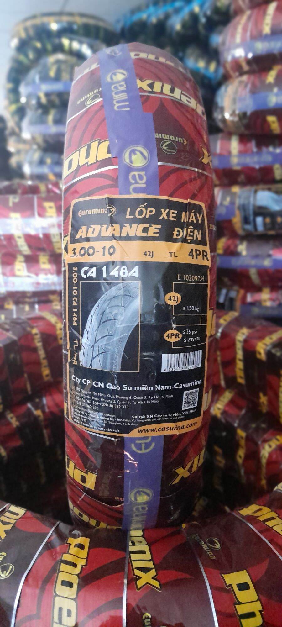 Vỏ lốp 90/90-10 không ruột