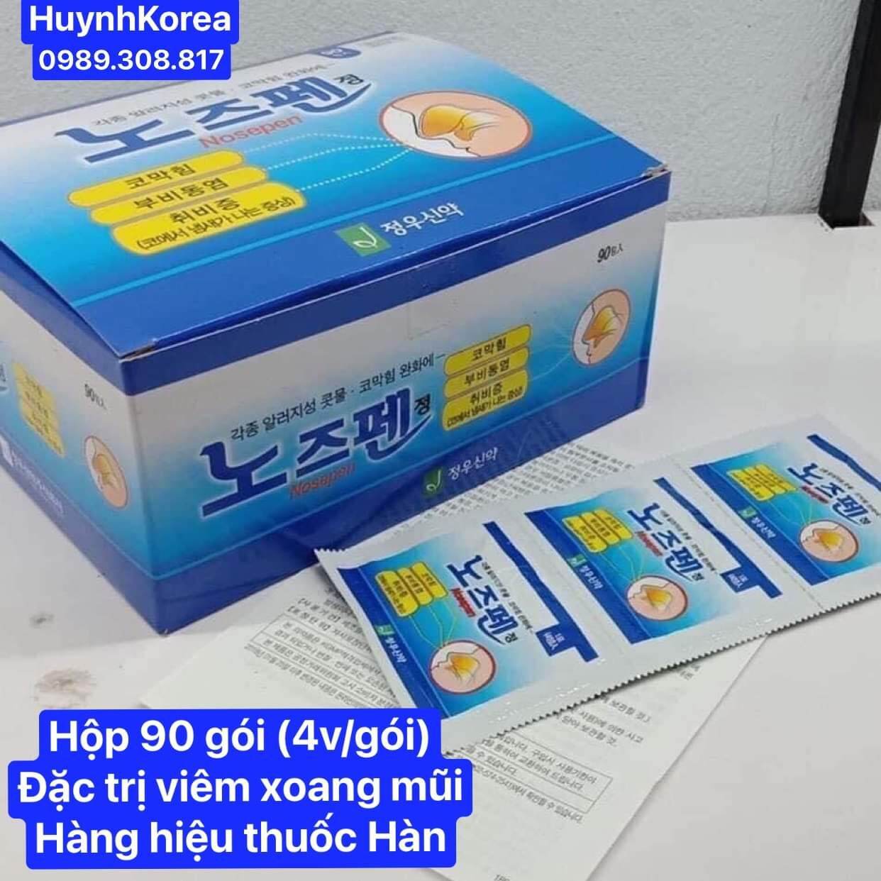 Hộp 360V - Th.uốc Viêm Xoang Mũi Nội Địa Hàn Quốc