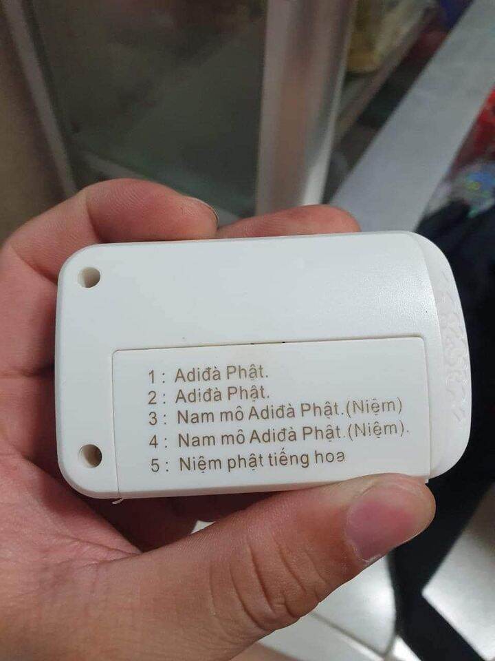 Máy niệm Phật đeo cổ 5 bài - Từ 10 có Giá Sỉ
