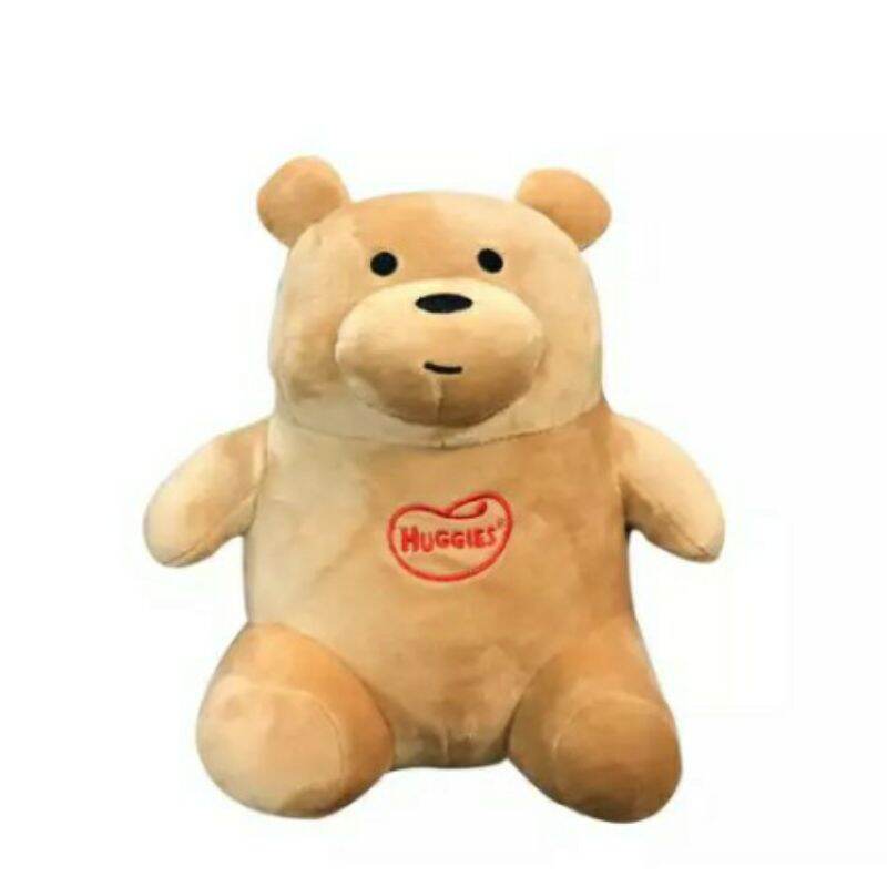 Gấu bông ngồi Huggies. KT (15x25x30)
