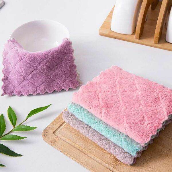 Combo 10 cái khăn lau đa năng 2 mặt siêu thấm hút