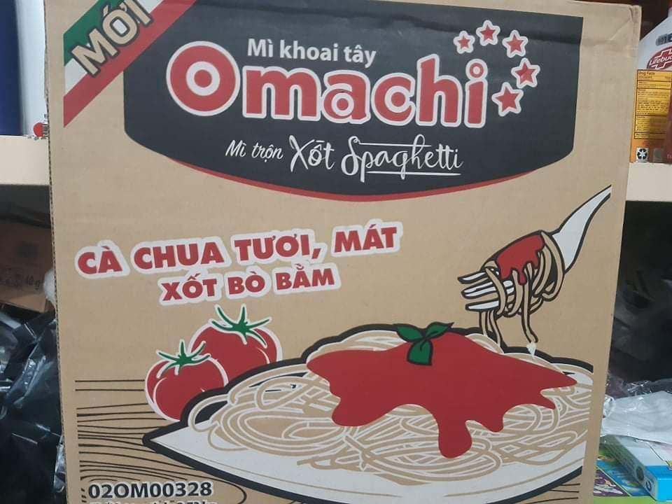 THÙNG MÌ OMACHI XỐT SPAGHETTI