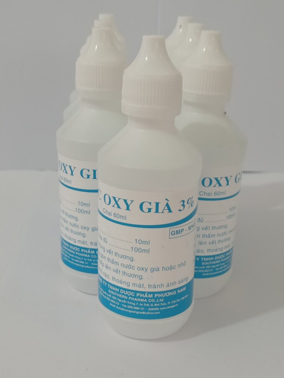 NƯỚC OXY GIÀ 3% CHAI 60 ML