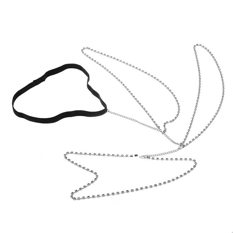 Dây, vòng đeo bắp đùi (body chain) đính đá