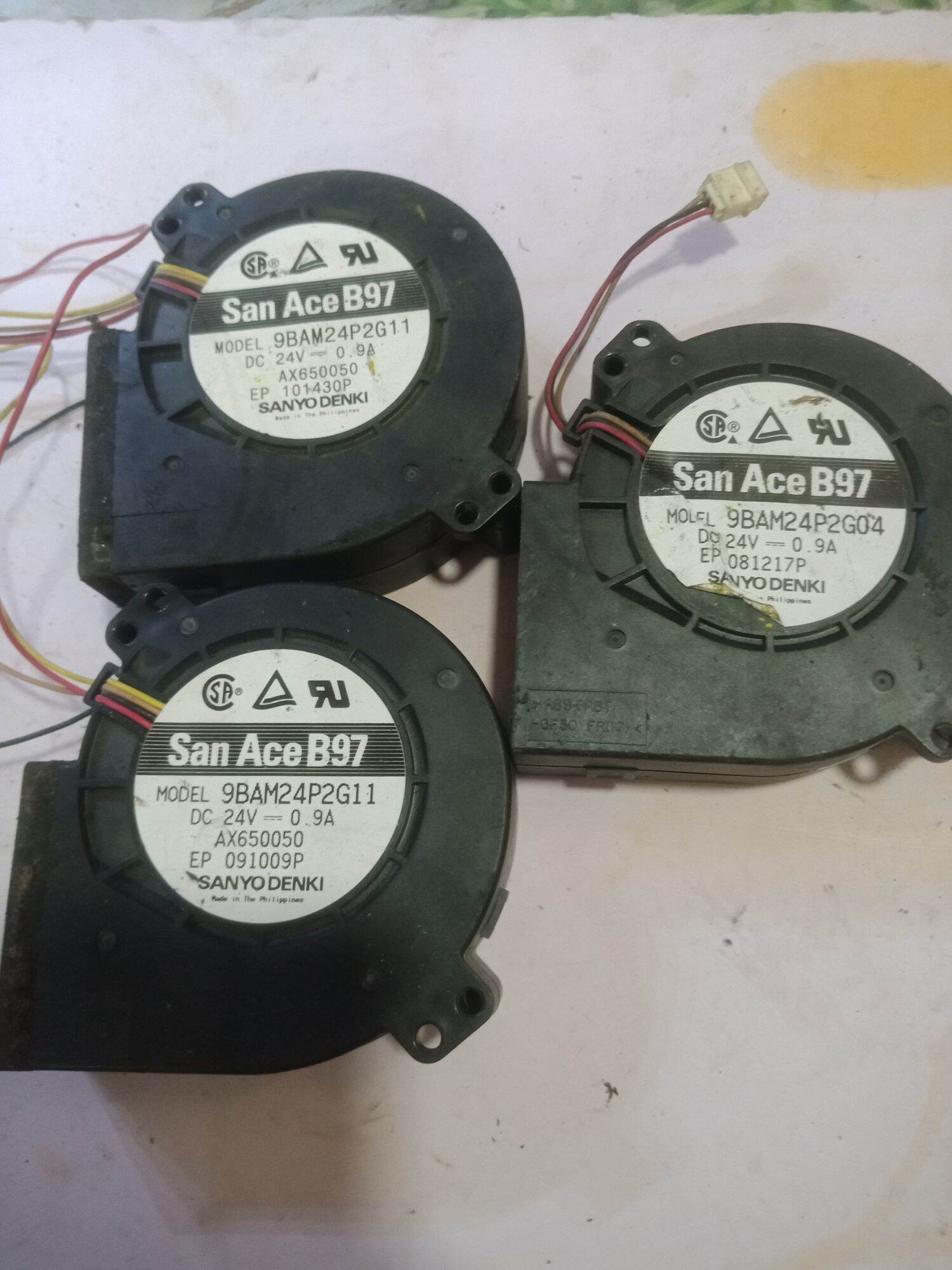 Quạt sò 0.9a tháo máy Photo sử dụng điện 12v đến 24v