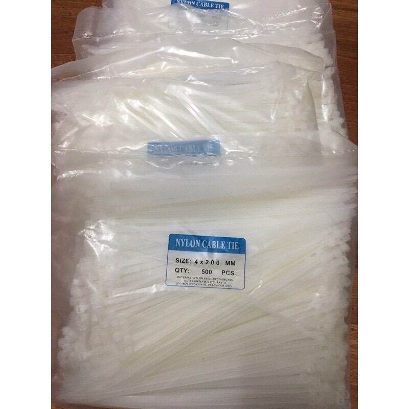 1kg dây thít nhựa, lạt nhựa, dây rút nhựa đủ kích thước