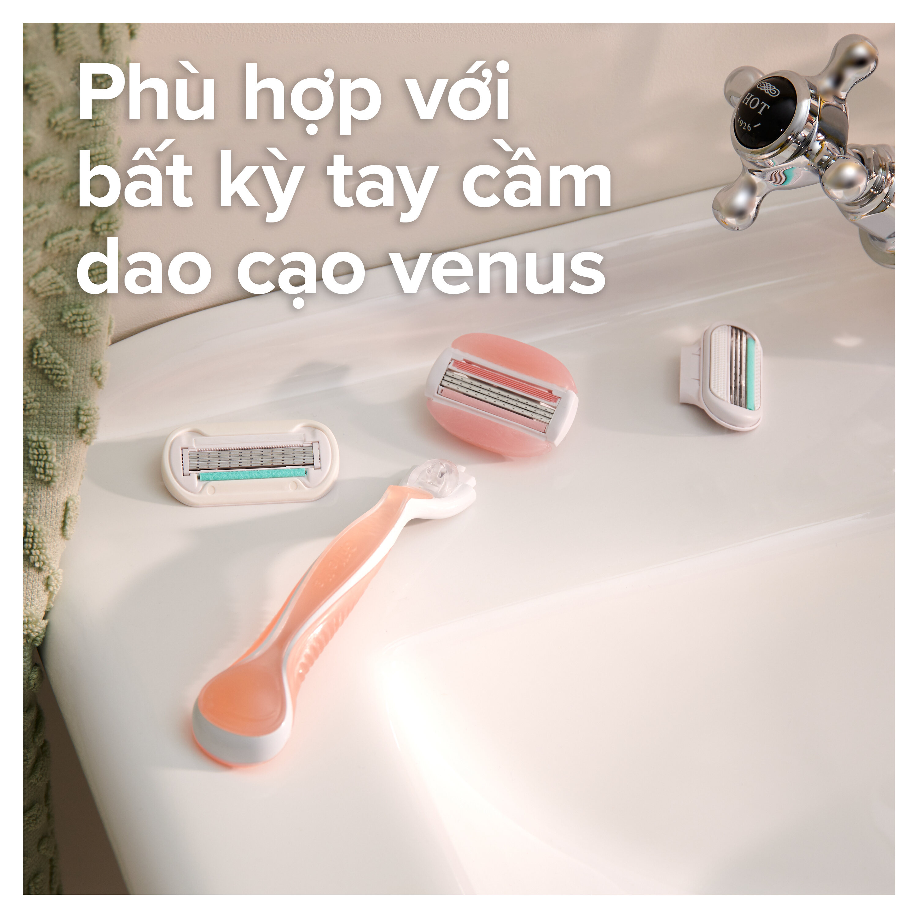 Bộ Dao Cạo Nữ GILLETTE Venus White Tea