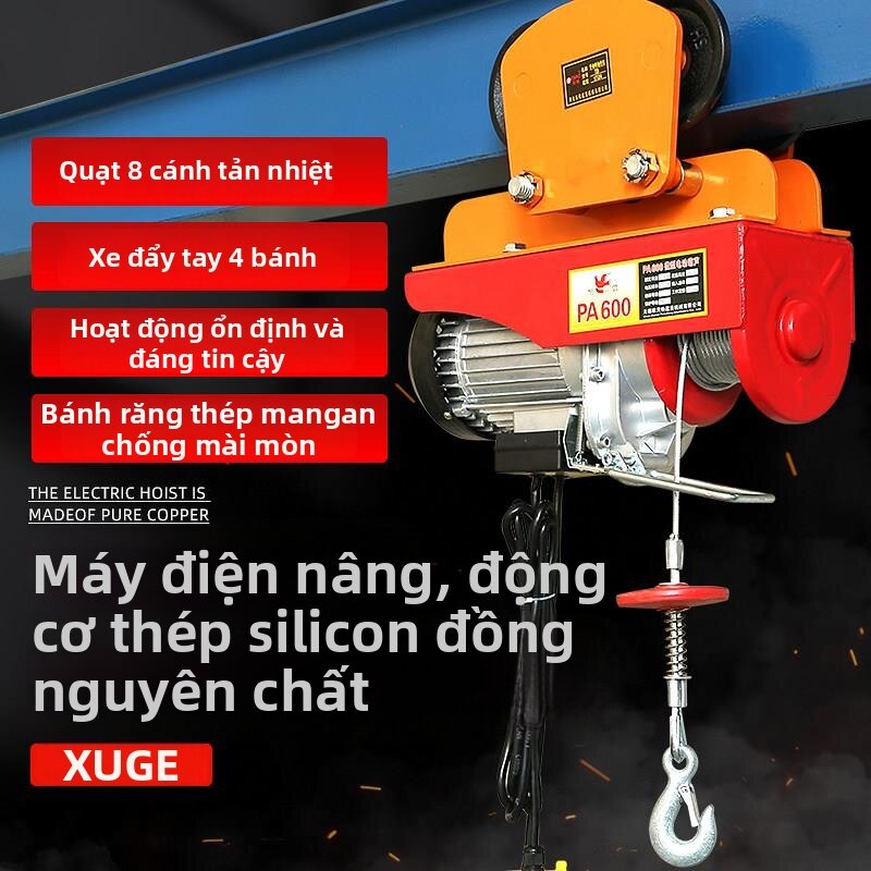 Electric Home Use Small Lift 0.5 Ton Crane Giá 5,908,000 Đồng*Miễn phí vận chuyển