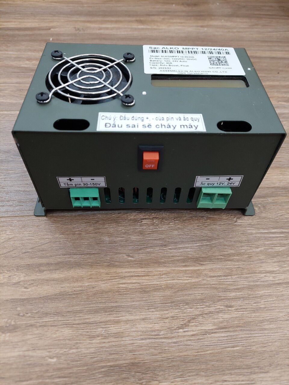 SẠC MPPT 12V-24V/40A