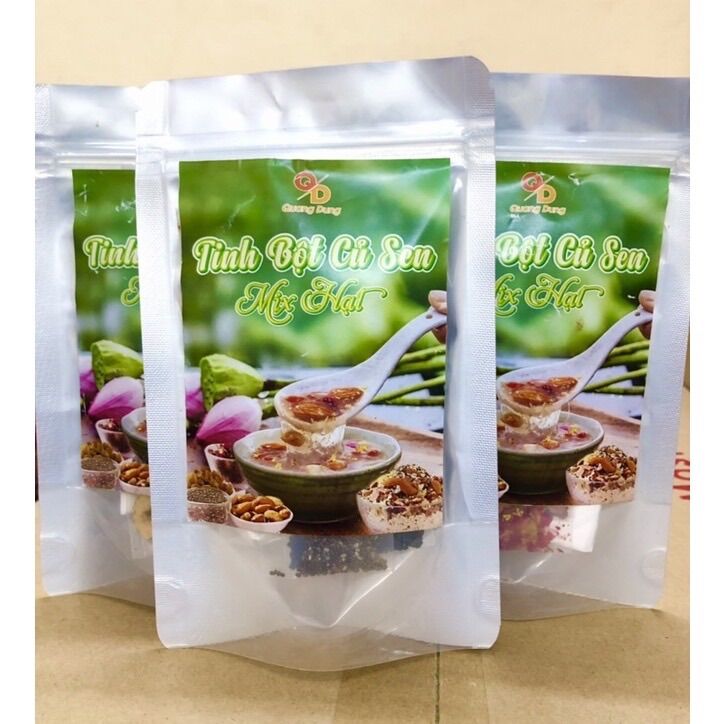 Tinh bột củ sen mix hạt 50gram