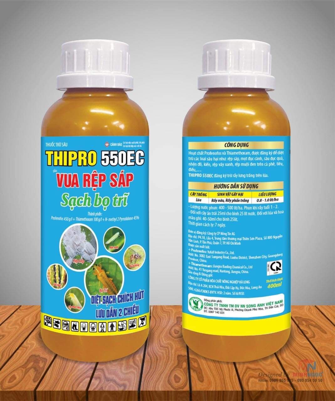 Thuốc trừ sâu thipro 550ec vua rệp sáp sạch bọ trĩ chai 550ml