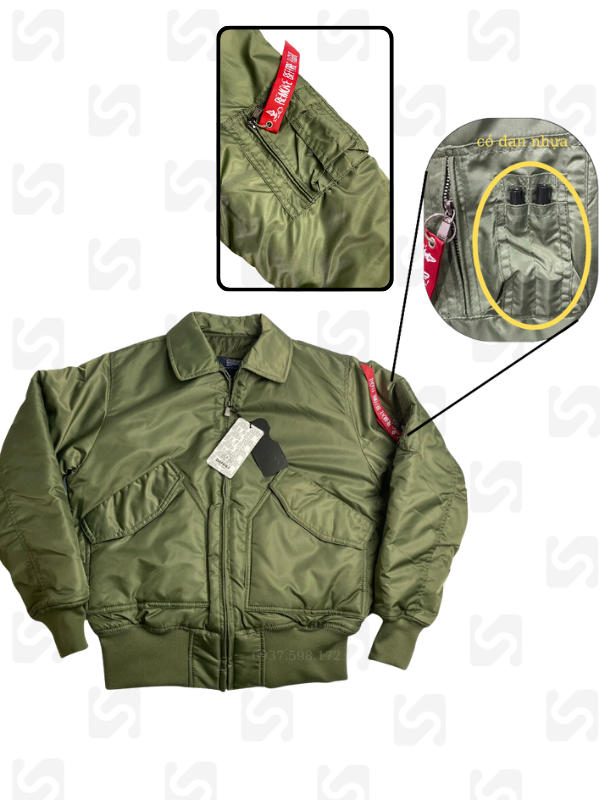 Áo PILOT CWU cổ bẻ