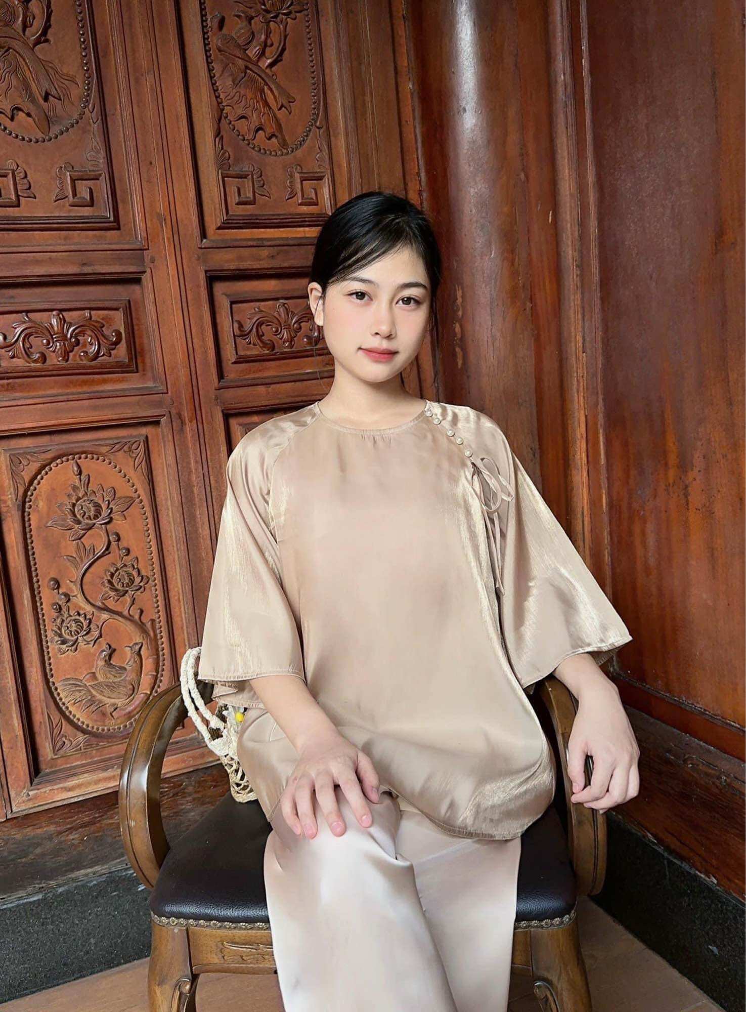 [HCM - BC] - Đồ lam đi chùa cho nữ - Voan lụa cao cấp