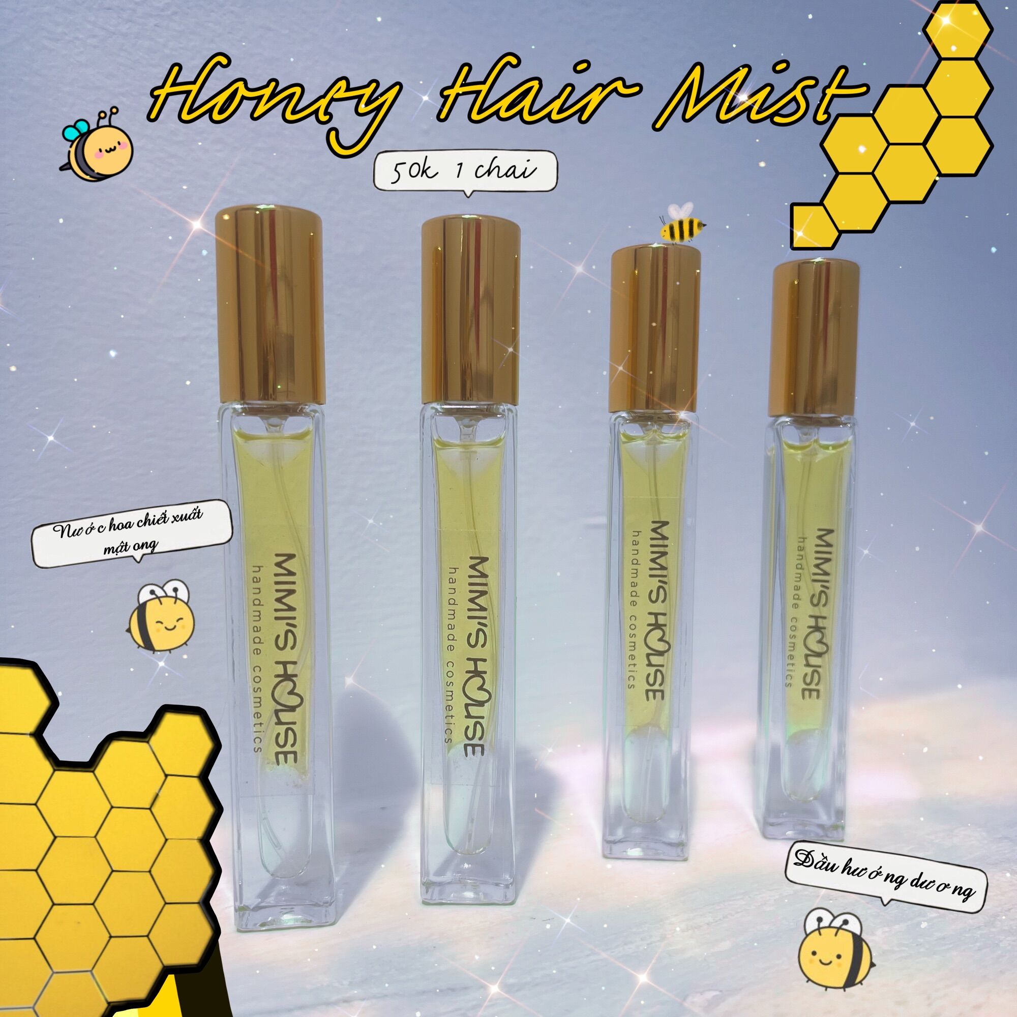 Nước hoa tóc honey
