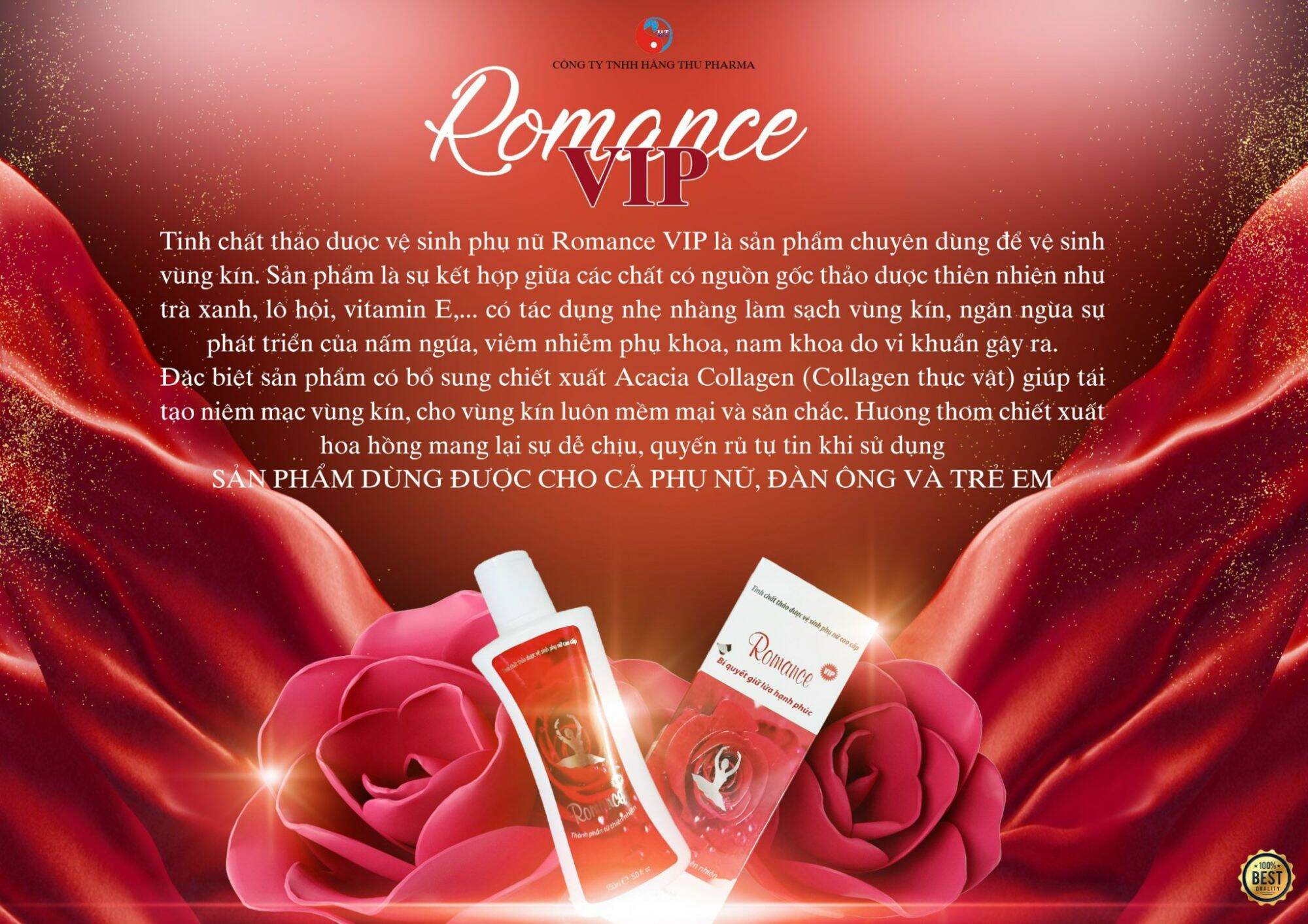 Dung dịch vệ sinh Romance VIP Hằng Thu