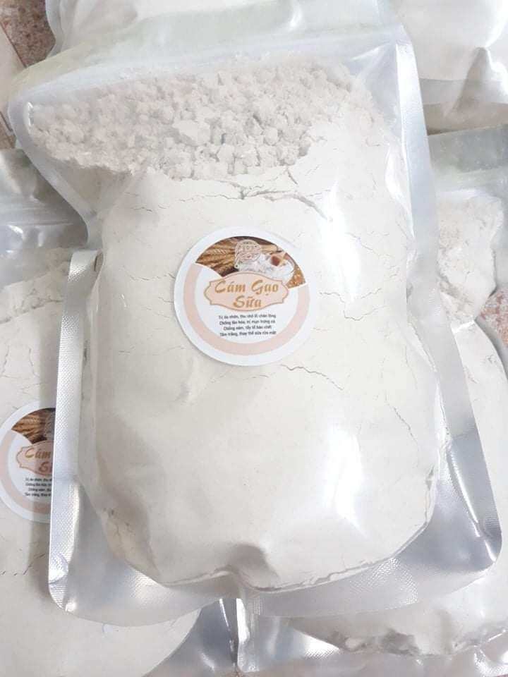 Bột cám gạo sữa non nguyên chất dưỡng da tắm trắng (Gói 1kg)