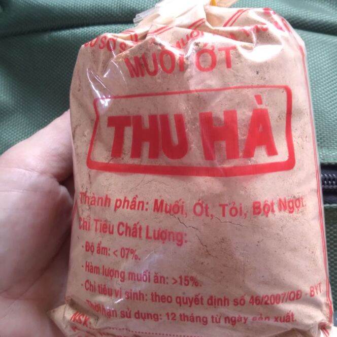 Muối tây ninh hạt nhuyễn cay 39k/0,5kg.