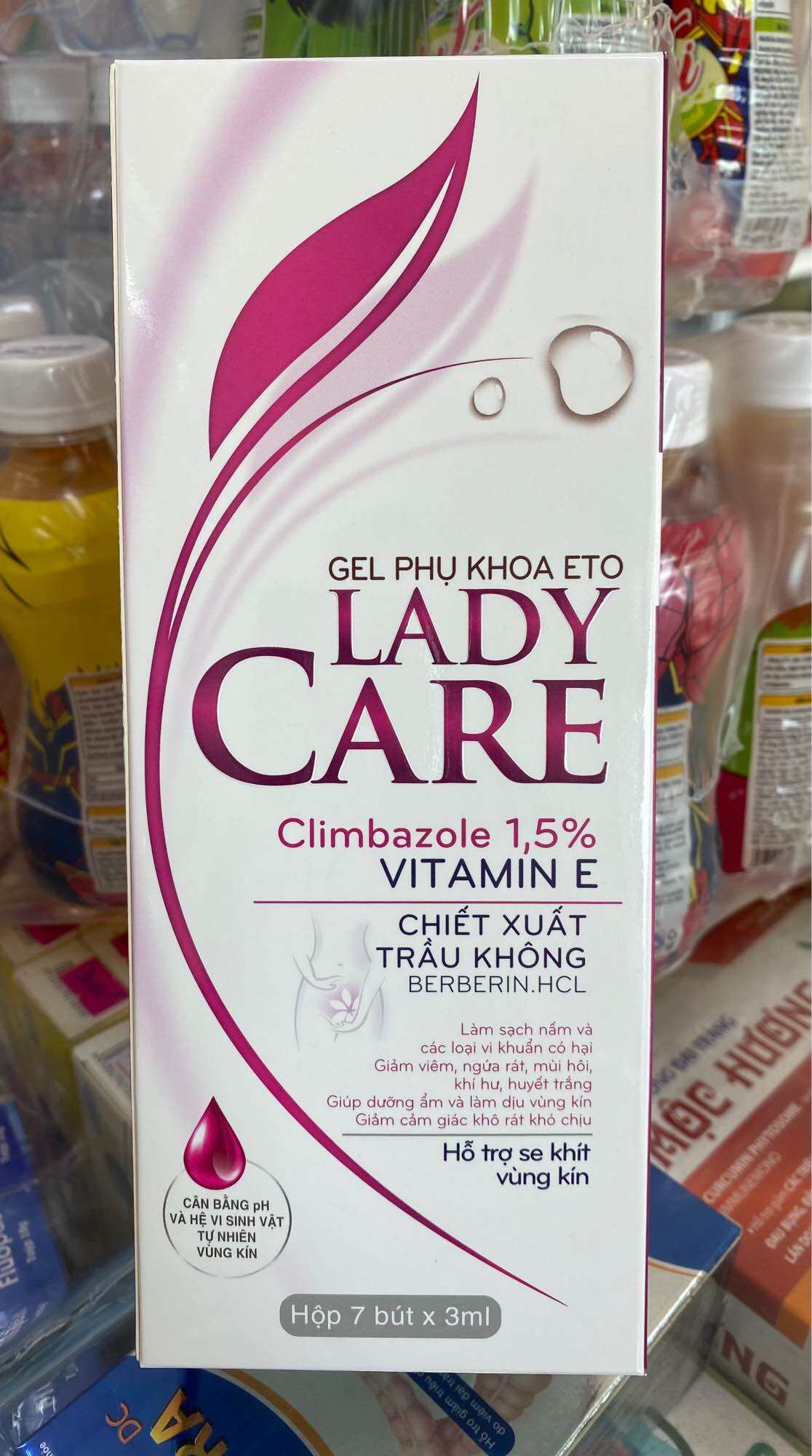 Bút phụ khoa Lady Care , hộp có 7 bút, hỗ trợ vùng kín se khít , dưỡng ẩm làm dịu , chiếc bút thần thánh.