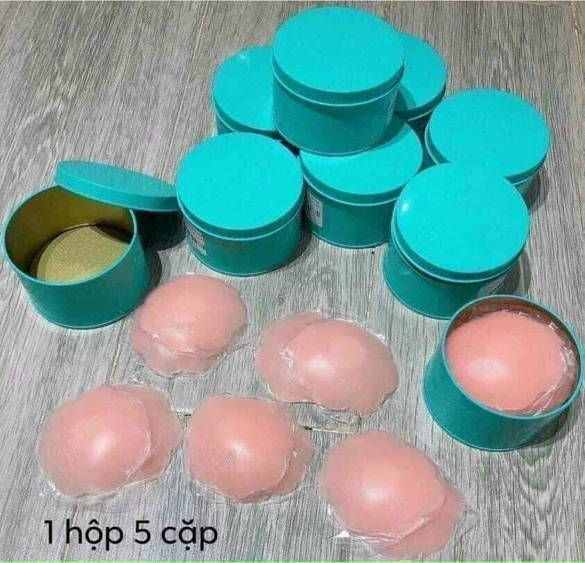 HỘP 5 CẶP DÁN NGỰC SILICON, DÁN NHŨ HOA, DÁN ĐẦU TI