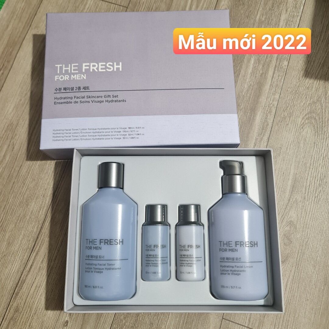 Bộ dưỡng cho nam the Fresh for Men Hydrating Facial Skin Care Set