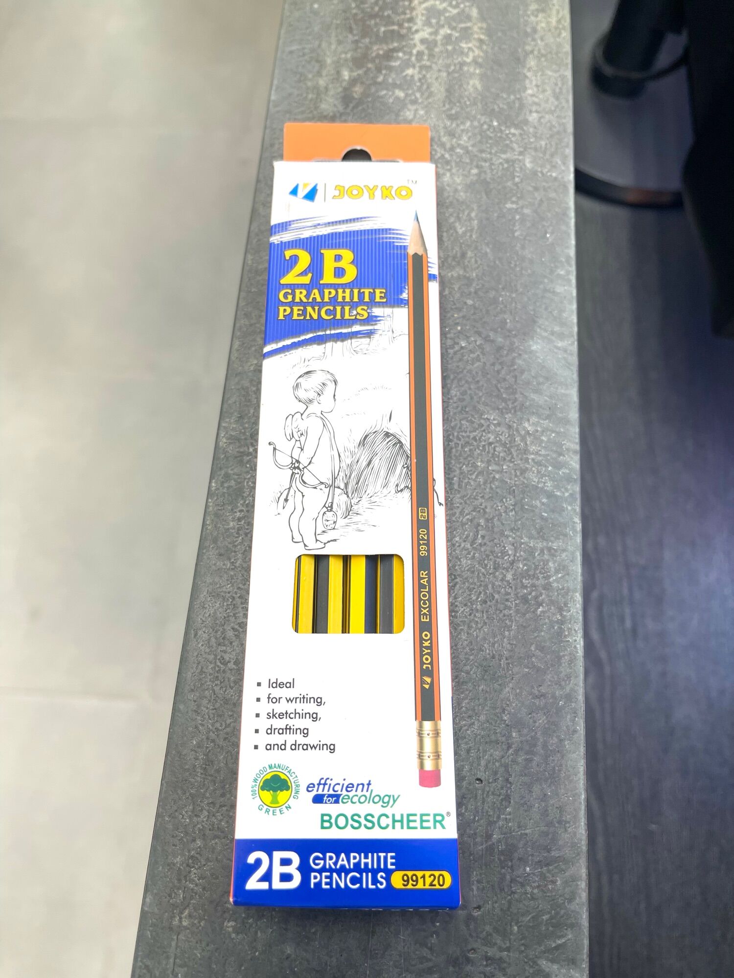 Bút Chì Gỗ 2B Graphite Pencils Joyko 99120 (Hộp 12 chiếc)