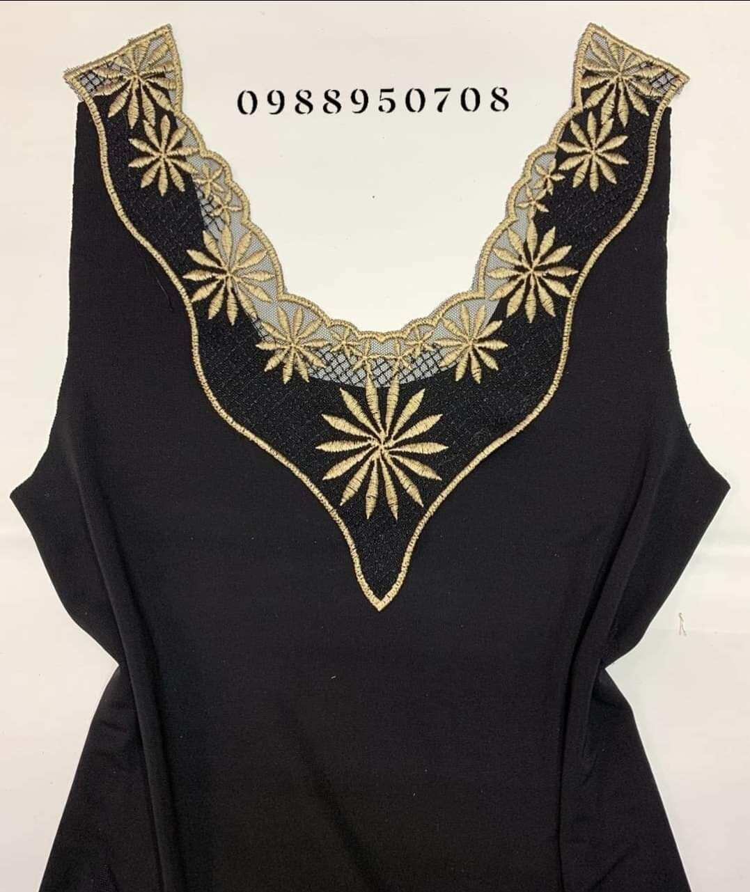 Cổ ren vol may áo