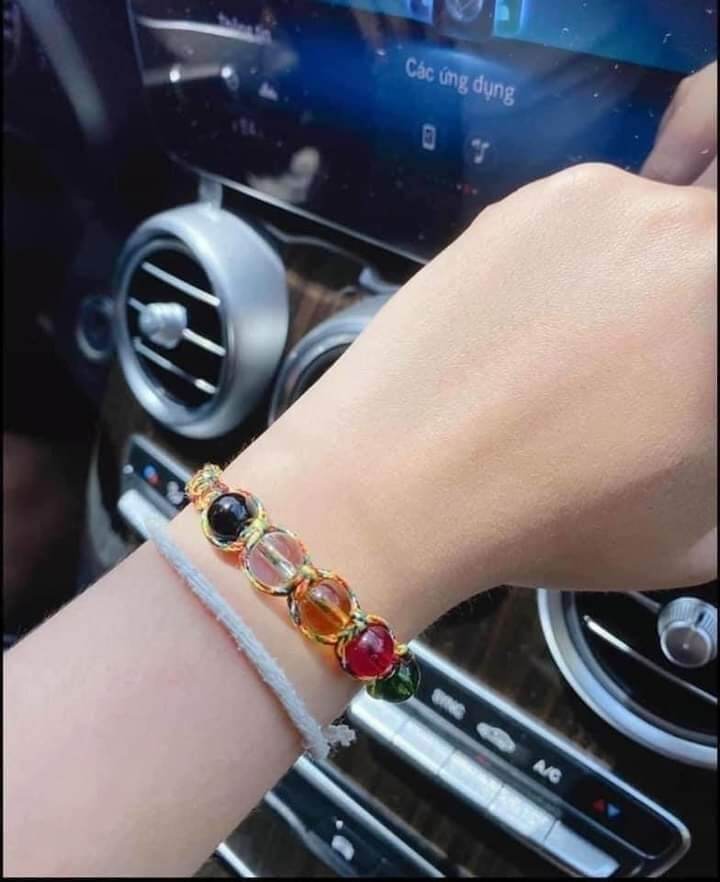 Vòng ngũ sắc cầu may thái lan ( đã sen chùa thái )