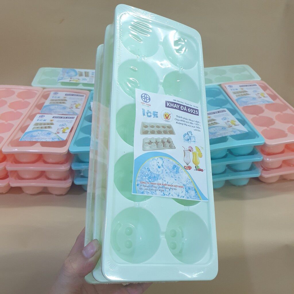 Khay đá mặt cười nhựa dẻo hàng cao cấp việt nhật