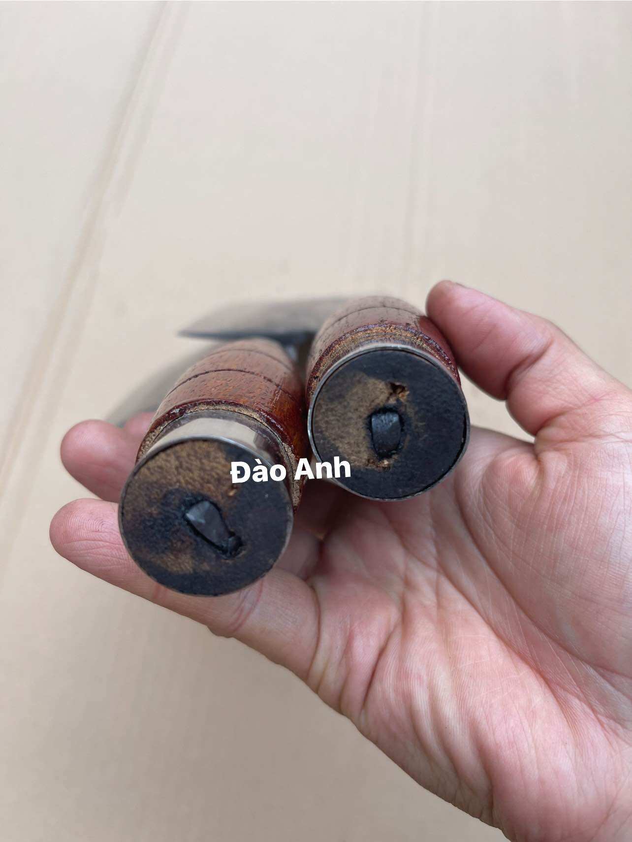 Dao chặt gà vịt - dao chặt xương chuẩn nhíp ipa đỏ