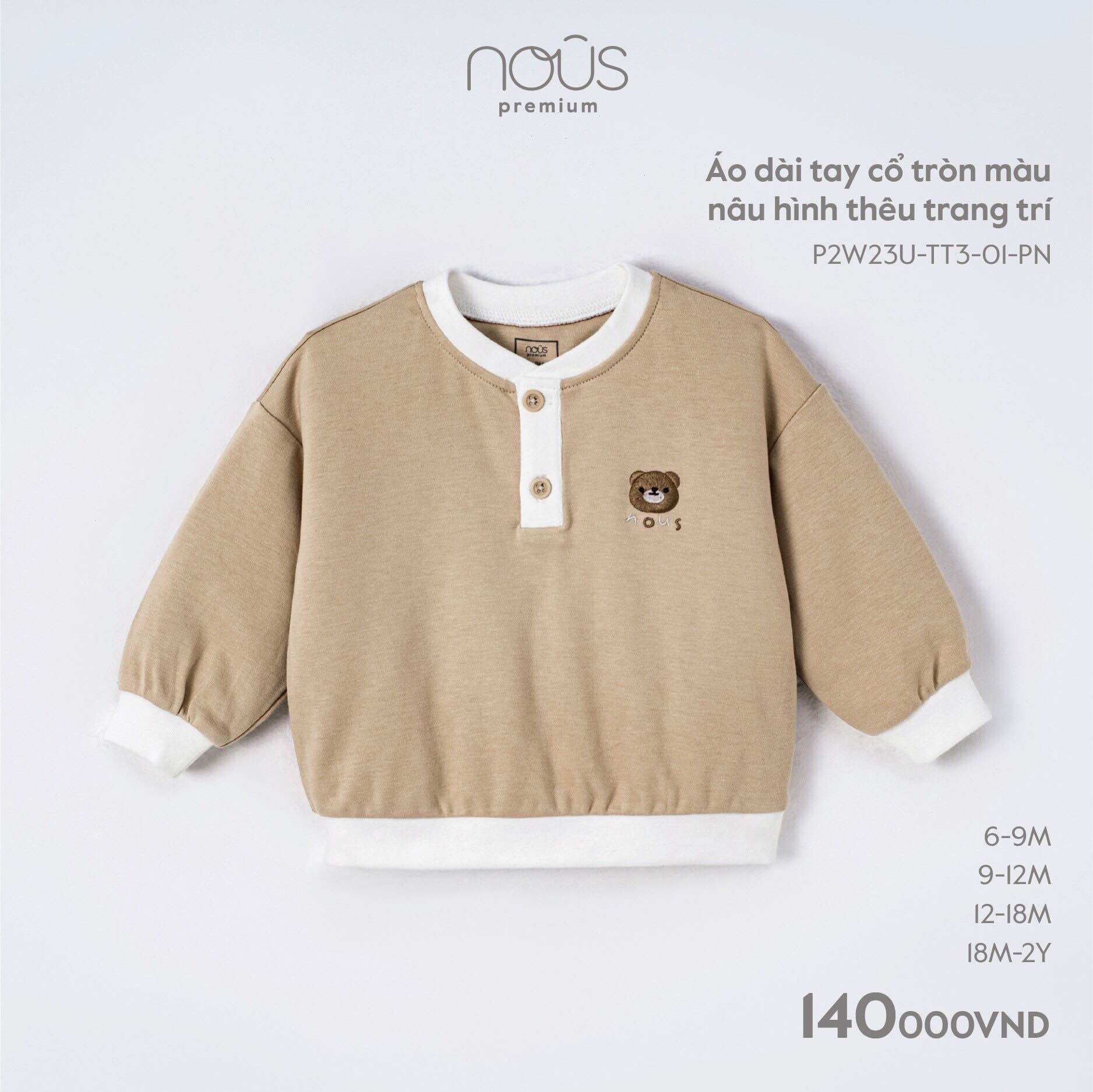 NOUS - Áo giữ nhiệt NOUS cổ cao 3cm, 5cm