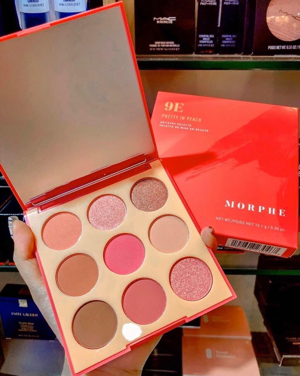 Bảng phấn mắt 9ô MORPHE 9V-9E-9T[Anh Thư Authentic]