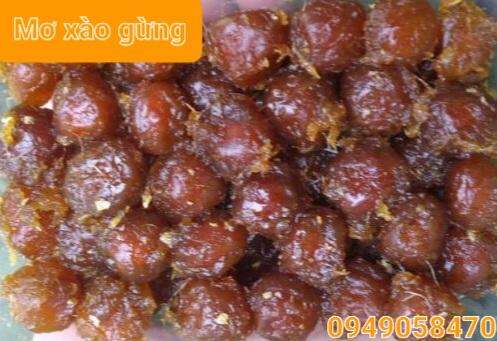 500g ô mai mơ xào gừng chua cay ngọt dịu ( ship 2h)