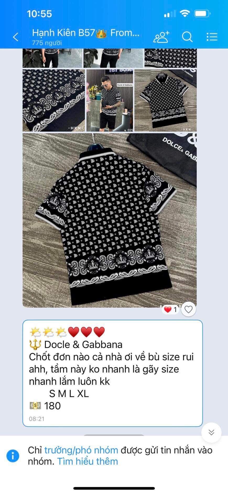 Áo Polo Dolce GabanA hot