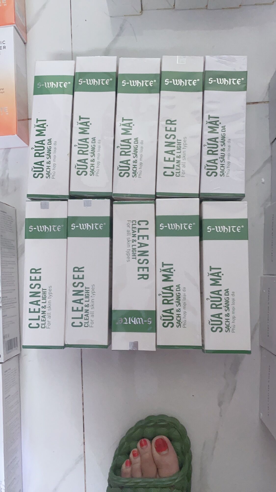 Sữa rữa mặt nha đam Swhite NSX 2021