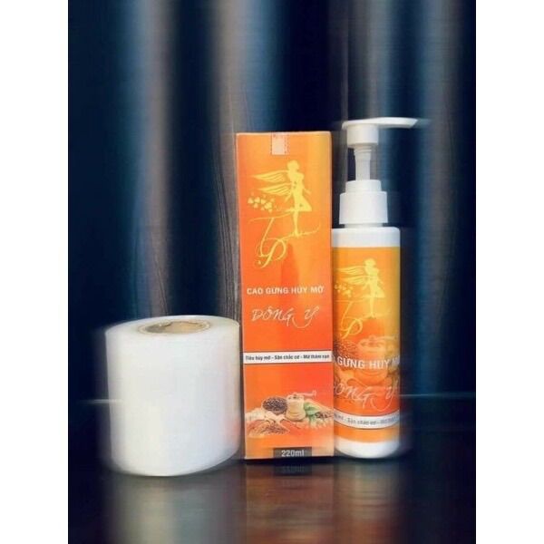 Cao gừng hủy mỡ Đông Y 220ml ( Kèm 1 cuộn nilong quấn bụng ủ nóng )