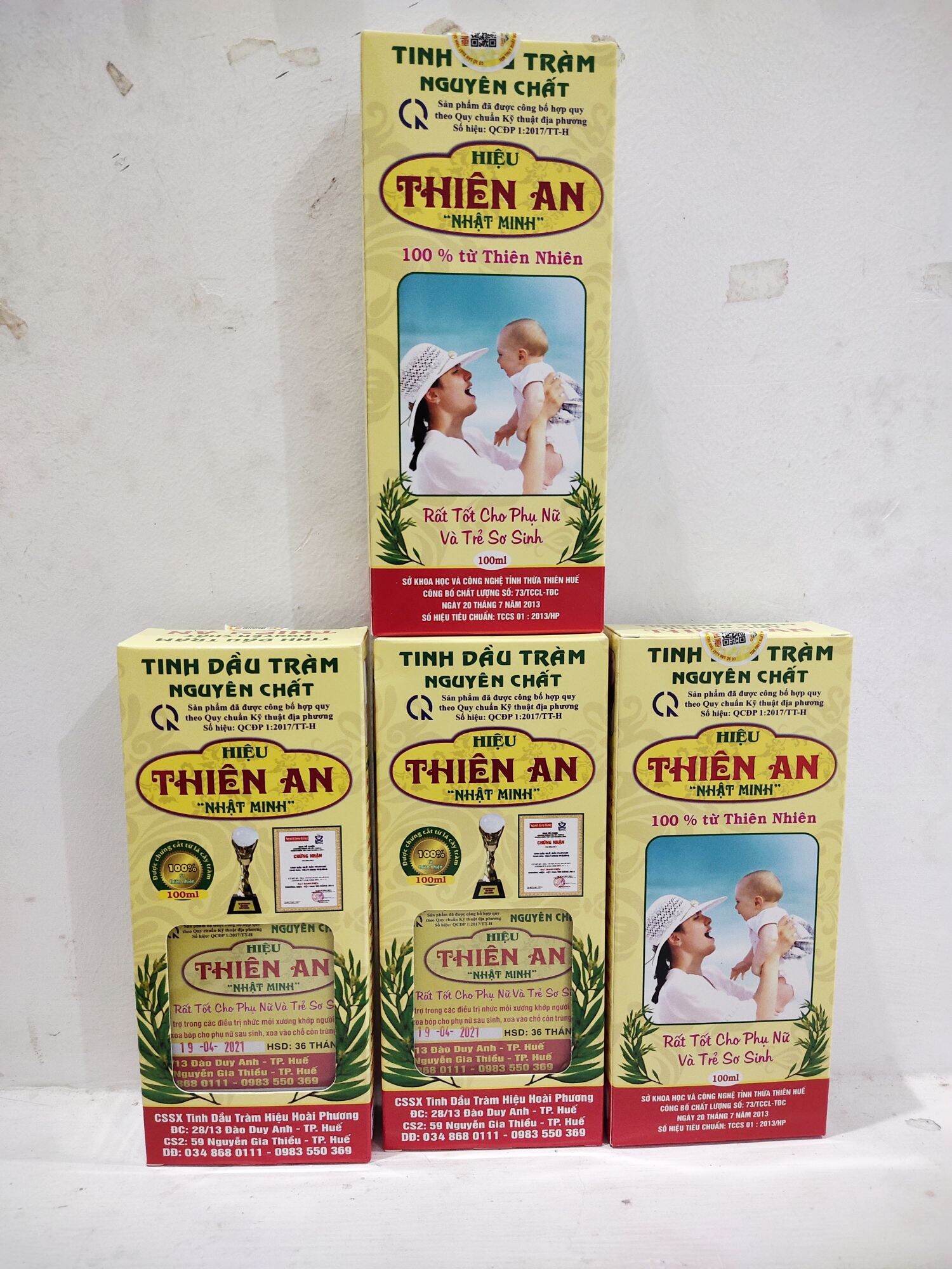 Dầu tràm Nguyên chất hiệu THIÊN AN_HUẾ 100ml