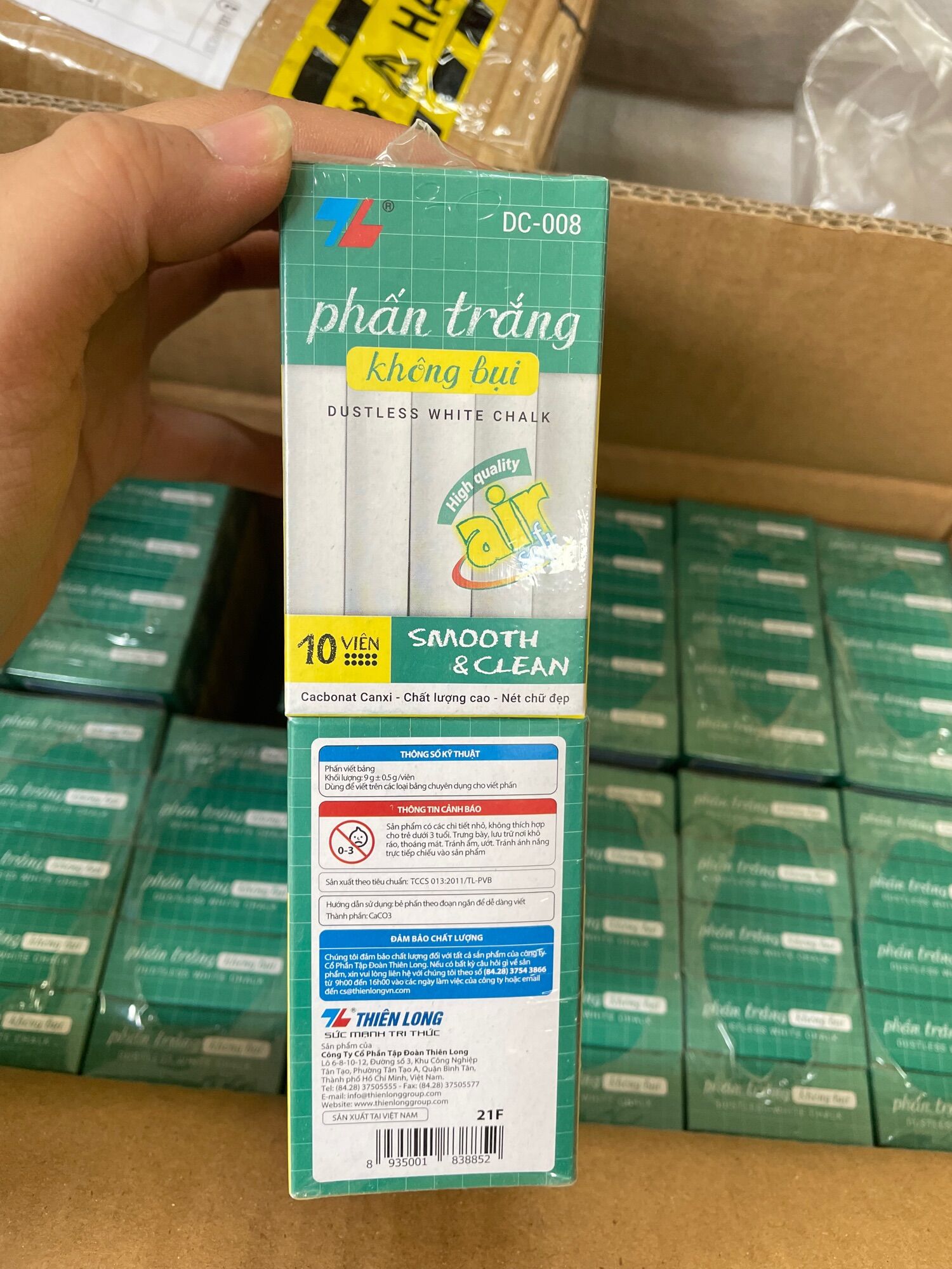 Phấn không bụi thiên long dc-008