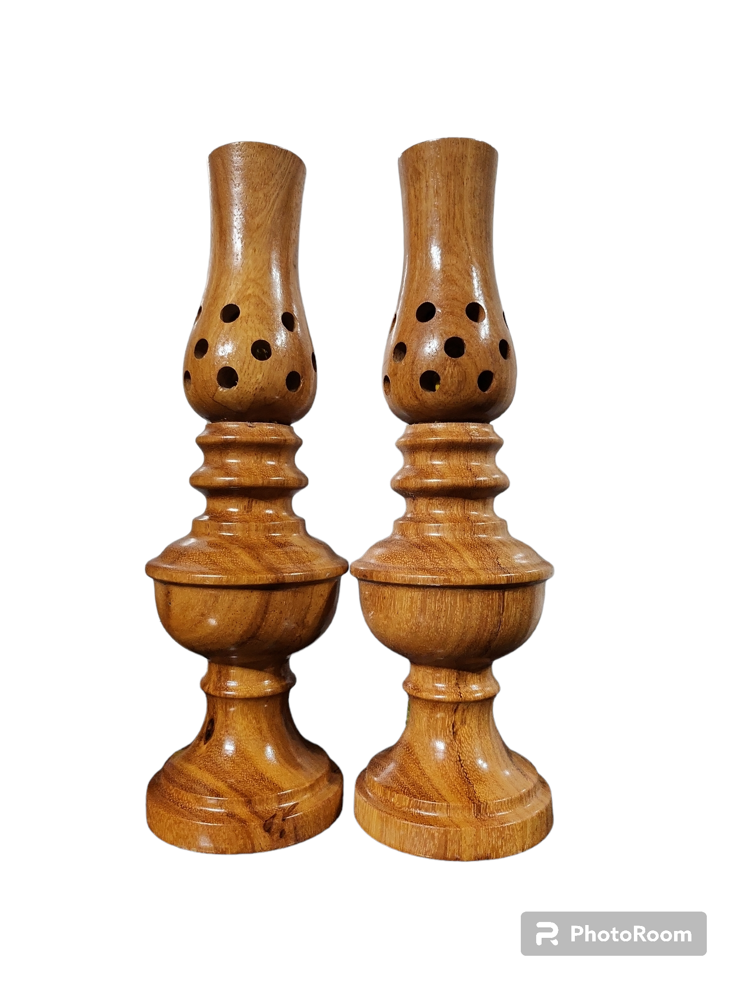 Đèn gỗ bàn thờ lớn (sồi, thông,gõ)cao 29cm
