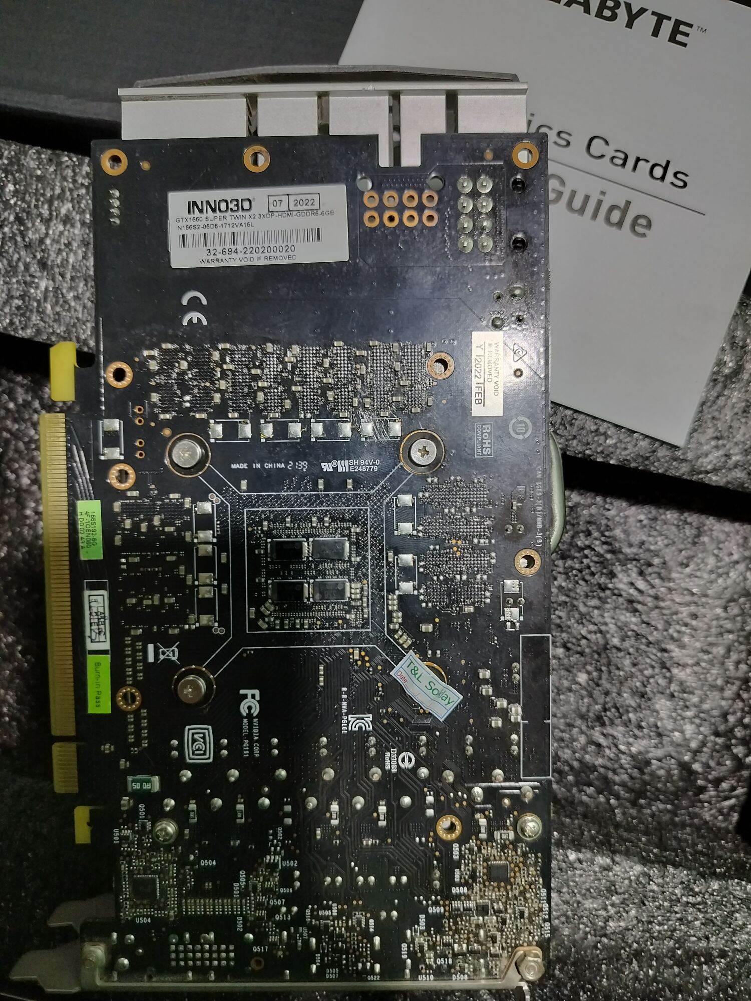 Card Màn Hình INNO3D GEFORCE GTX 1660 SUPER TWIN X2 6GB .SỊN SÒ BAO TEST