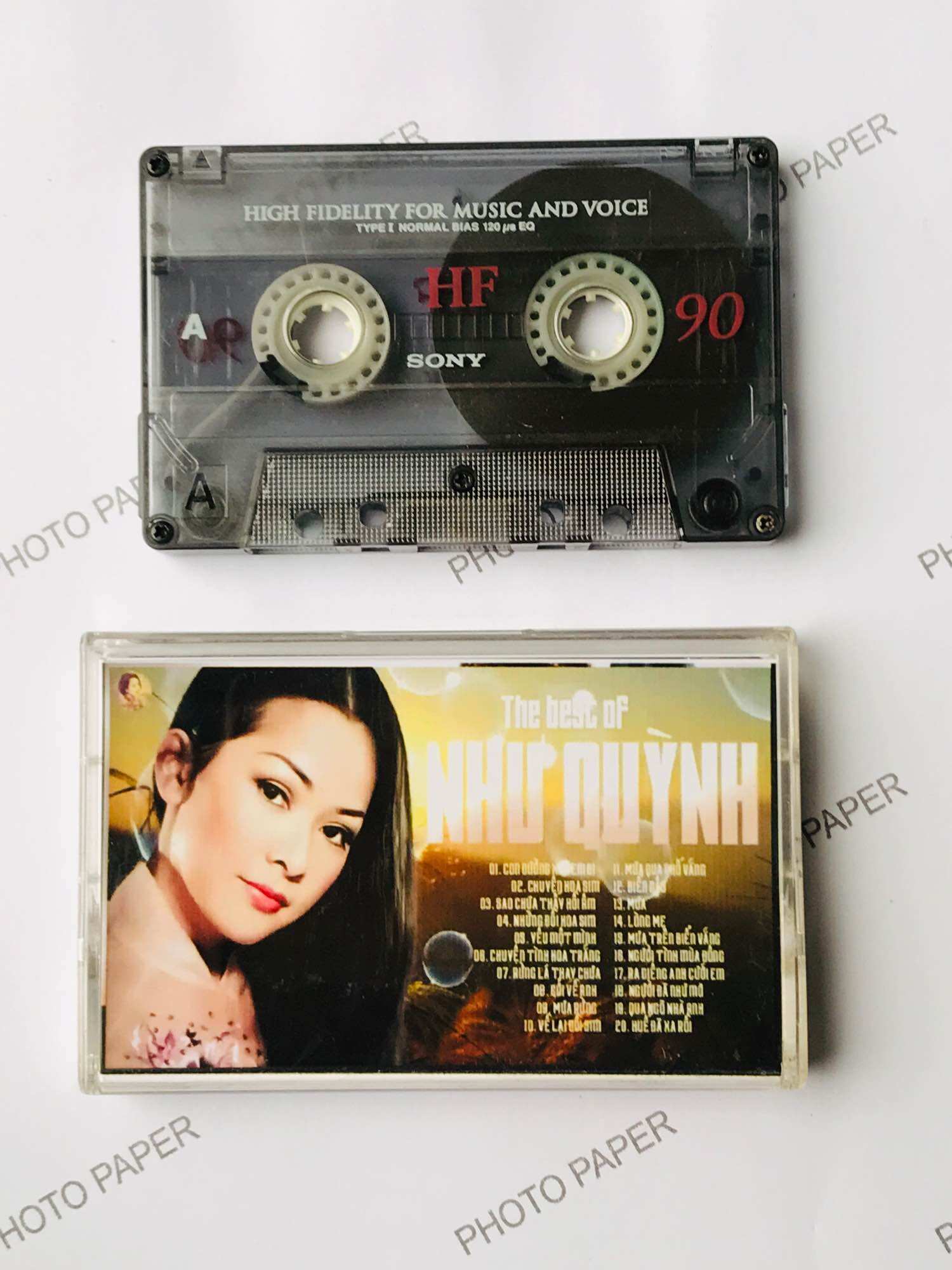 Băng cassette nhạc xưa,tiếng hát Như Quỳnh,rất hay