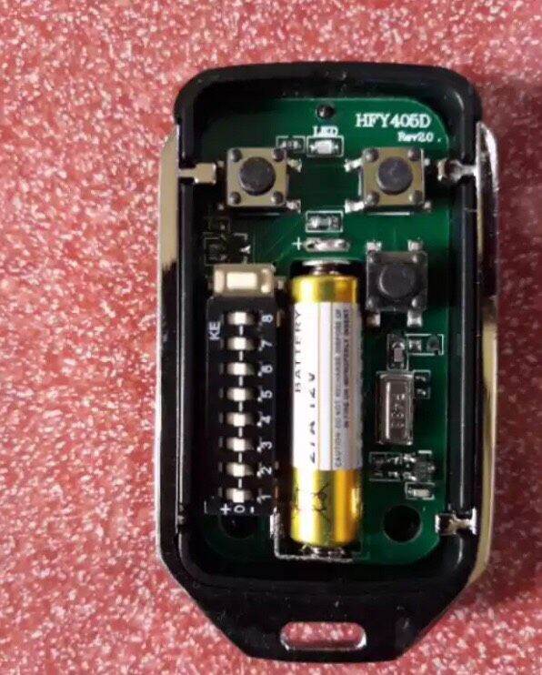 Remote cửa cuốn mã gạt tần số 433Mhz chống nước ( 8 mã gạt )